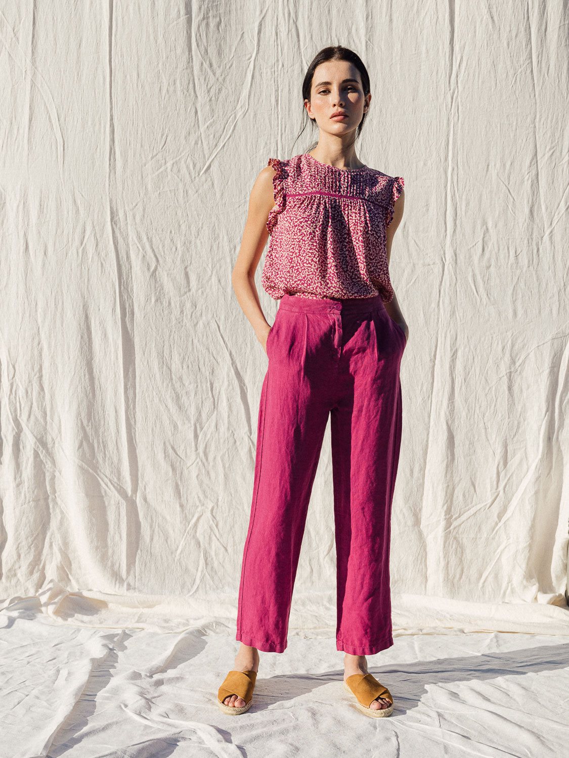 PANTALÓN FLUÍDO LINO