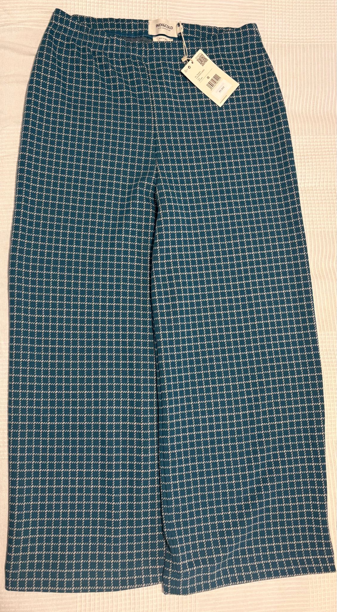 Pantalon à carreaux chaud et élégant