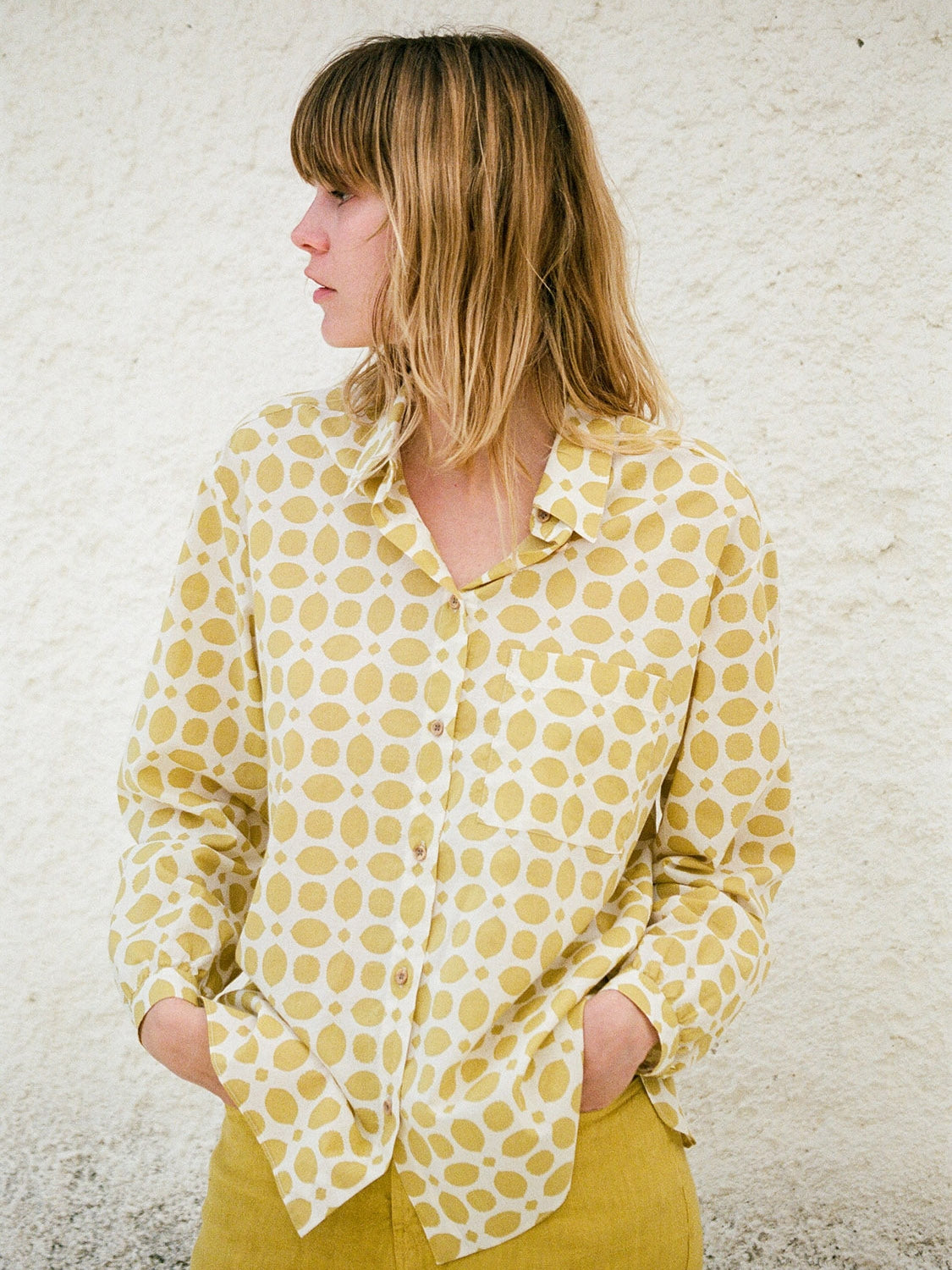 GEOMETRIC COTTON SHIRT