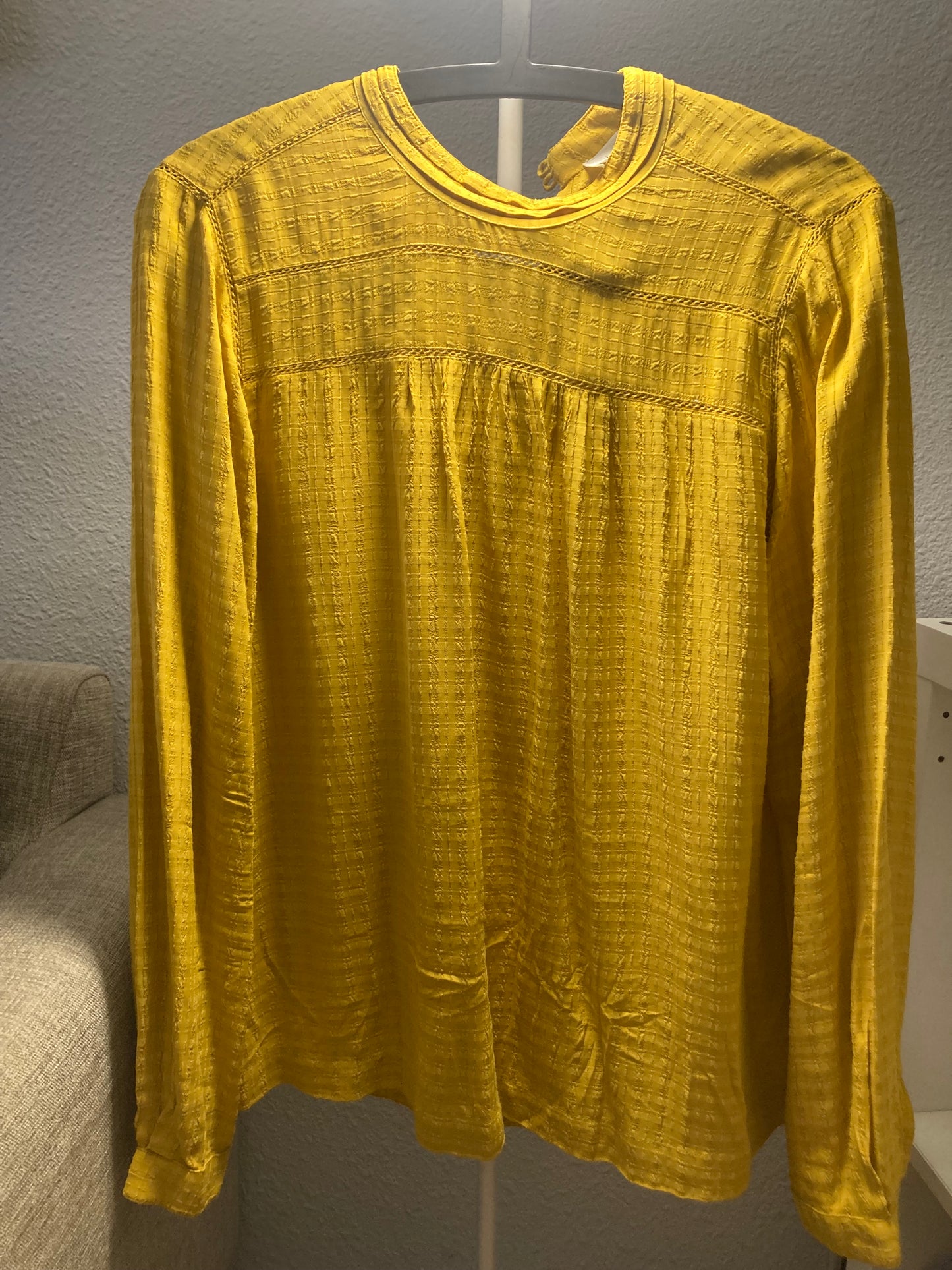 BLUSA EN VISCOSA CON VAINICA