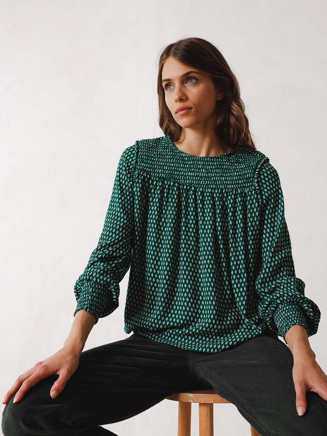 BLOUSE À NOUER JULIA