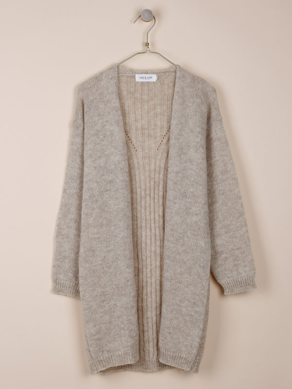 LONG JACKET WITH ALPACA