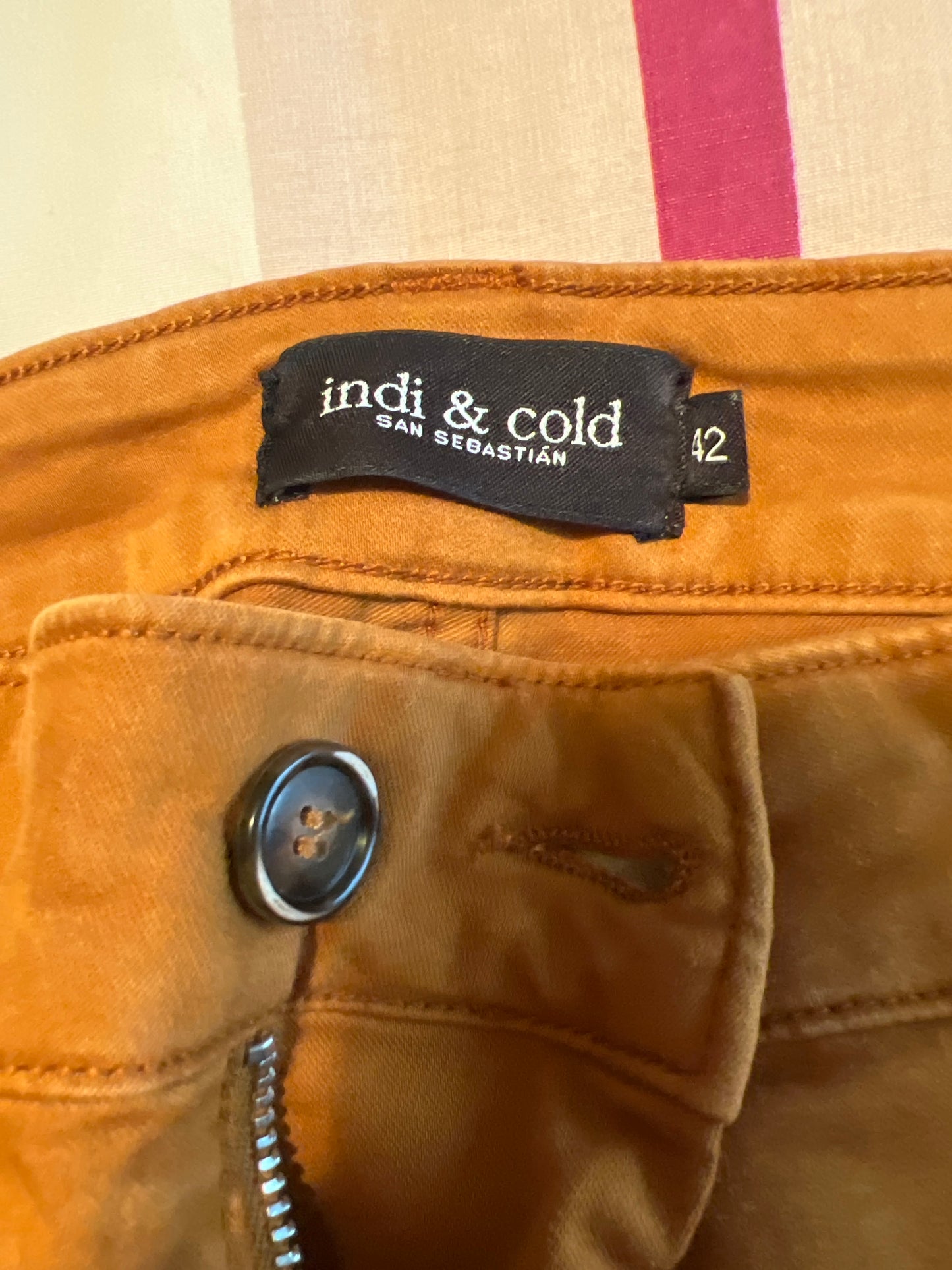 Pantalón naranja/ocre