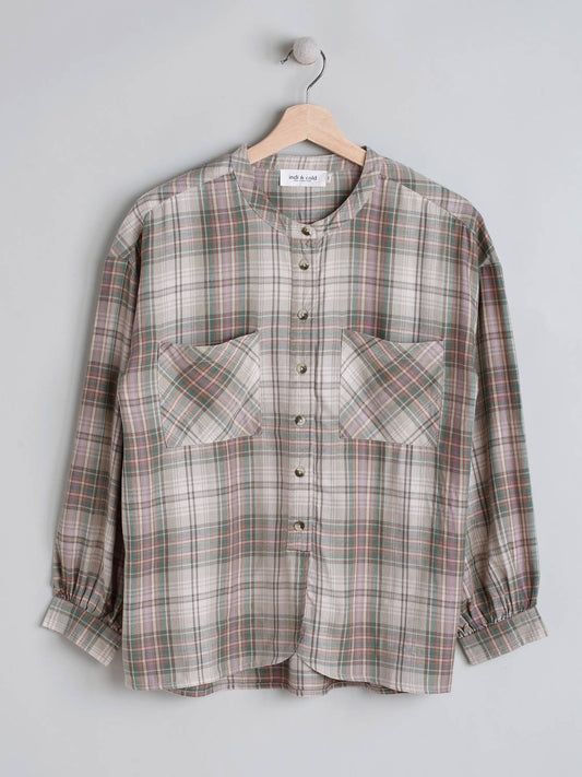 BLUSA BOLSILLO CUADROS