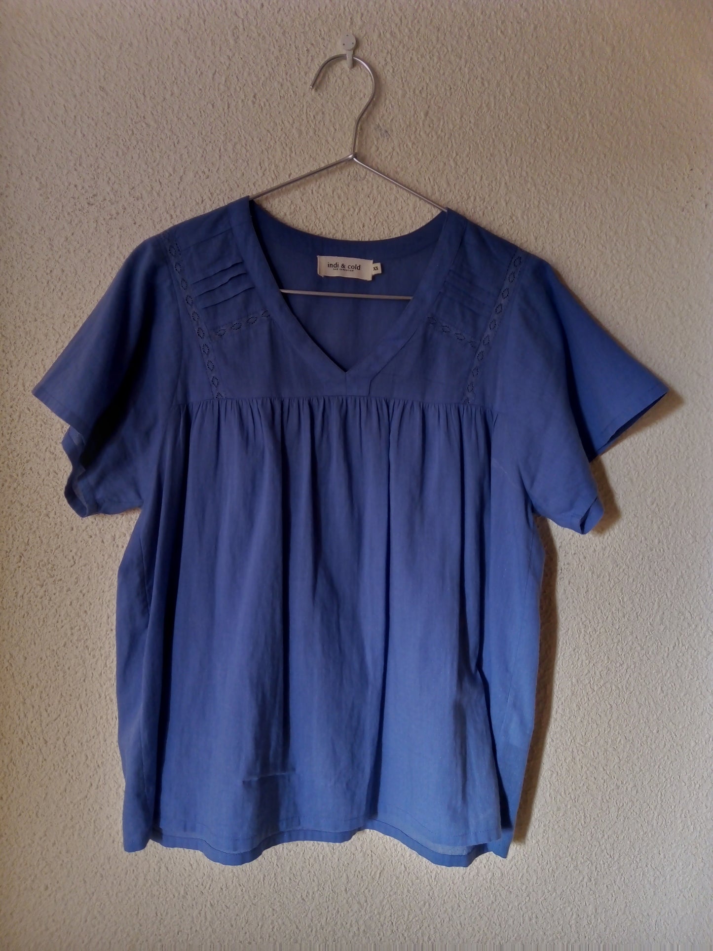 BLUSA ALGODÓN PUNTILLAS