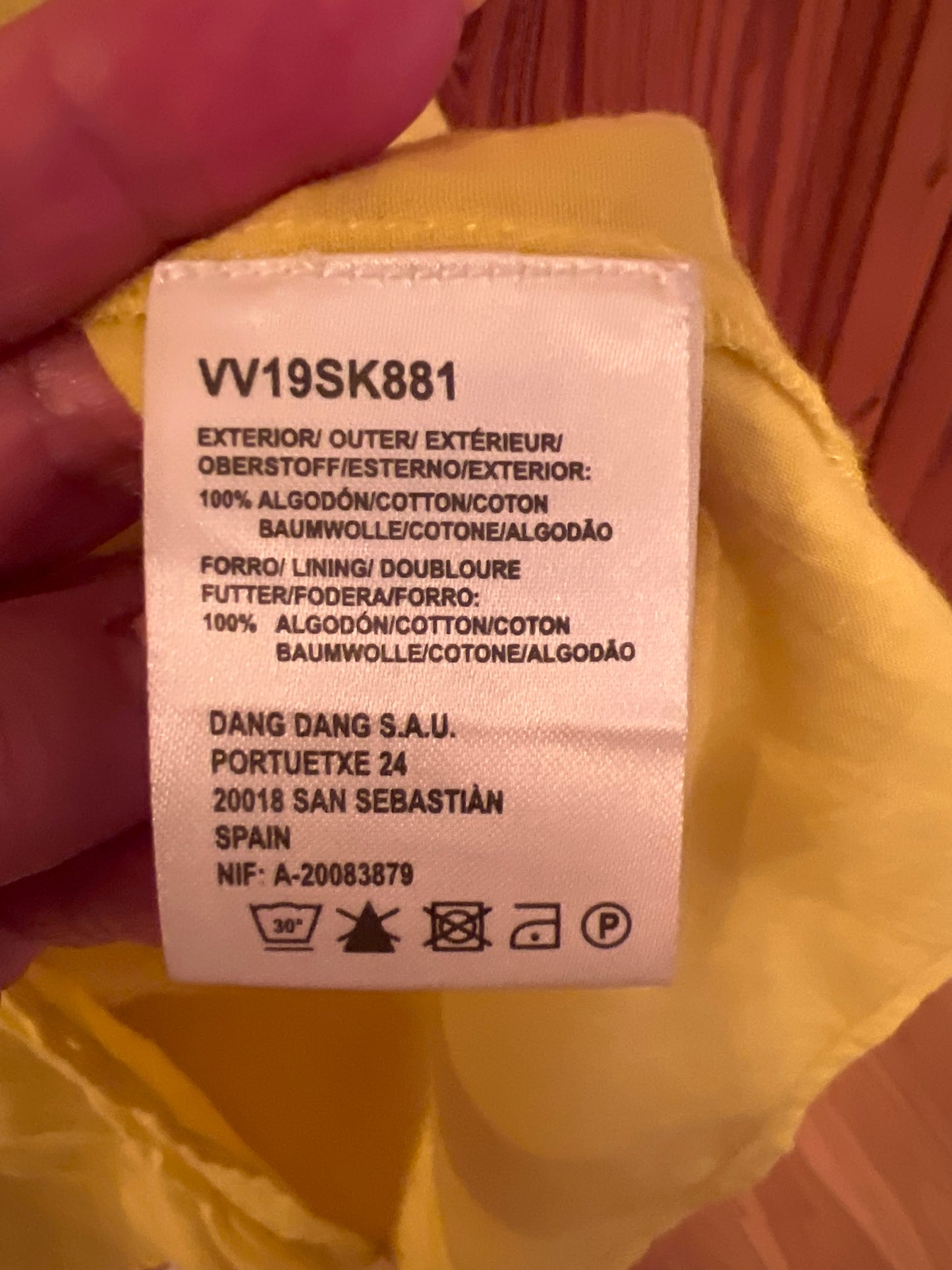 Vestido lino amarillo