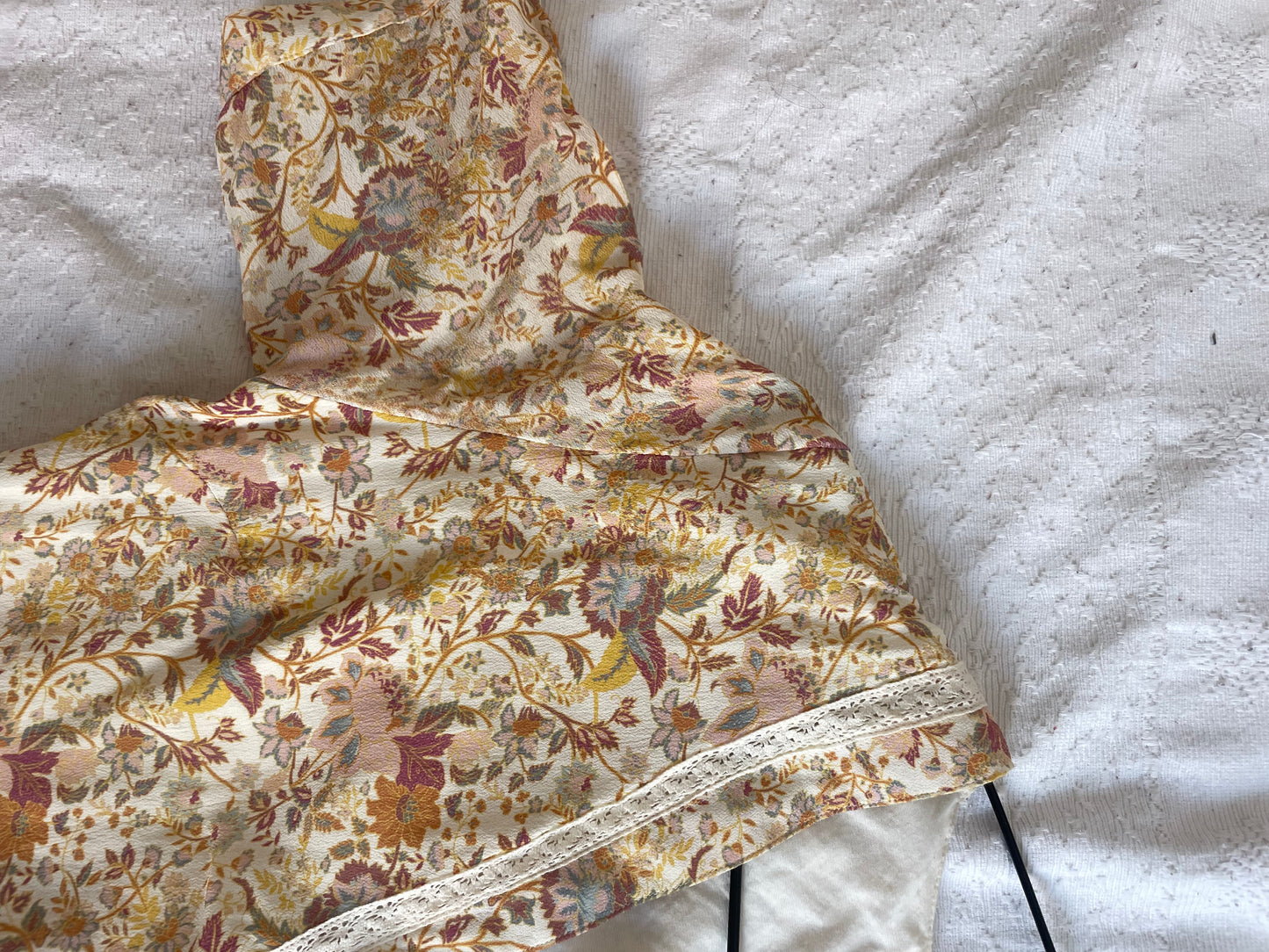 Vestido de flores amarillo