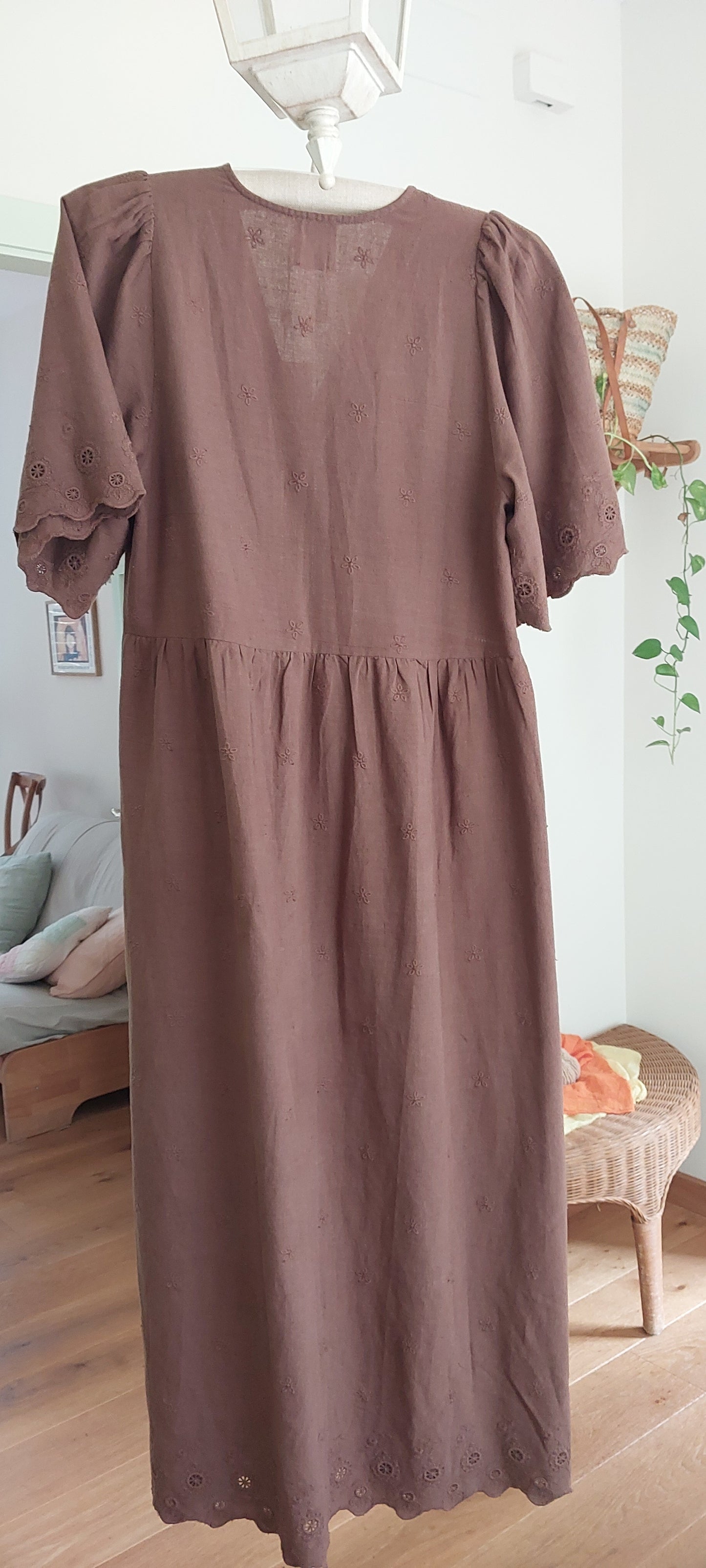 Vestido chocolate
