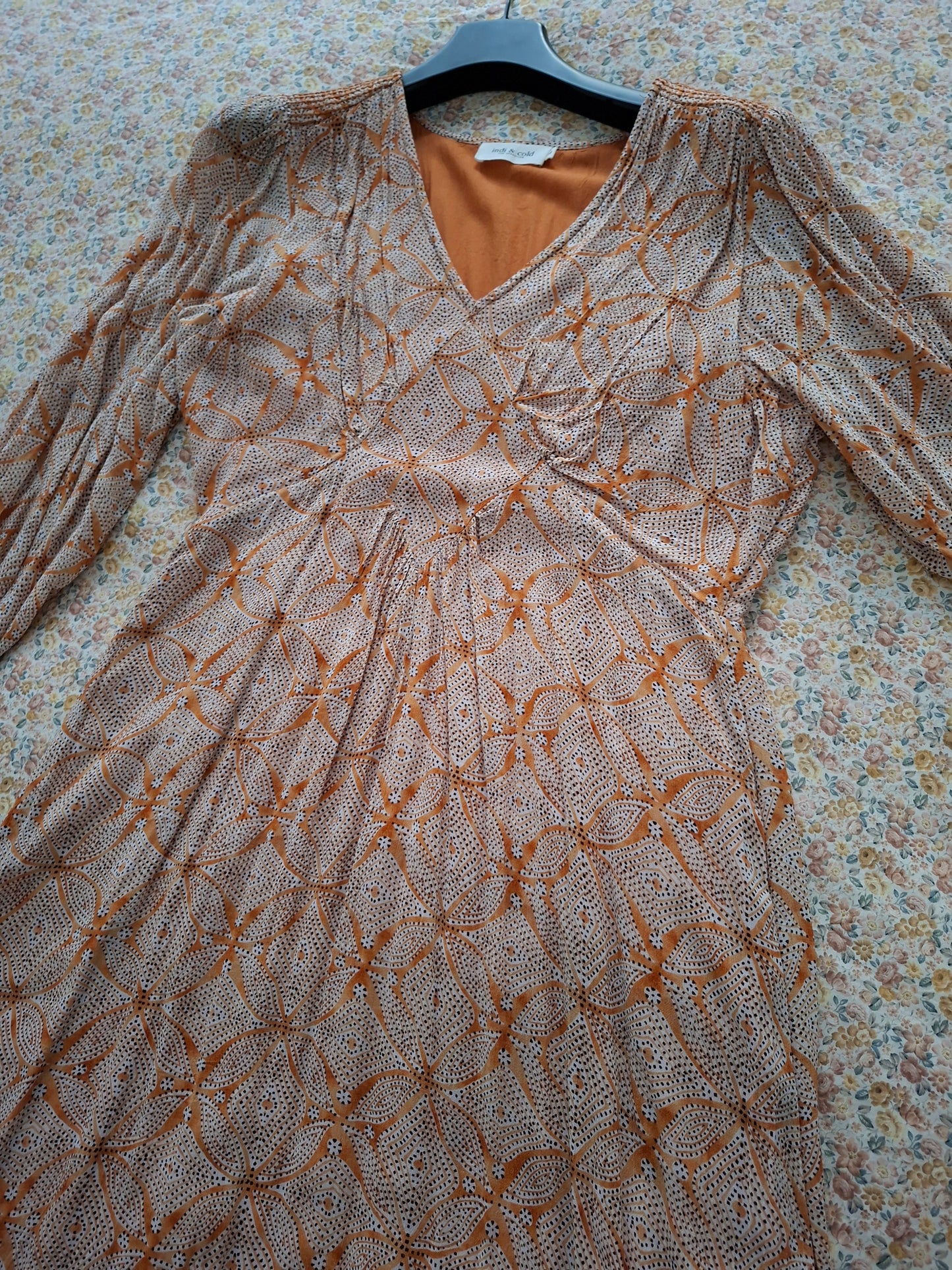 ETHNIC MIDI DRESS