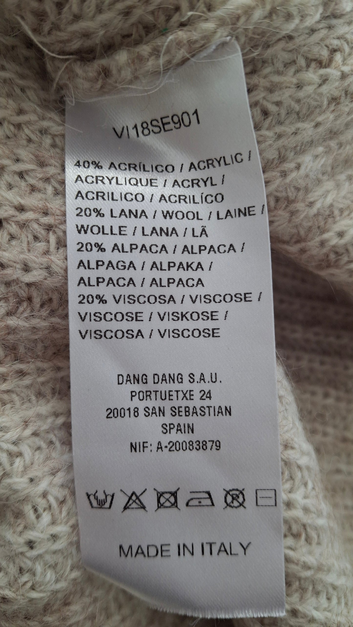 Wool and alpaca sweater