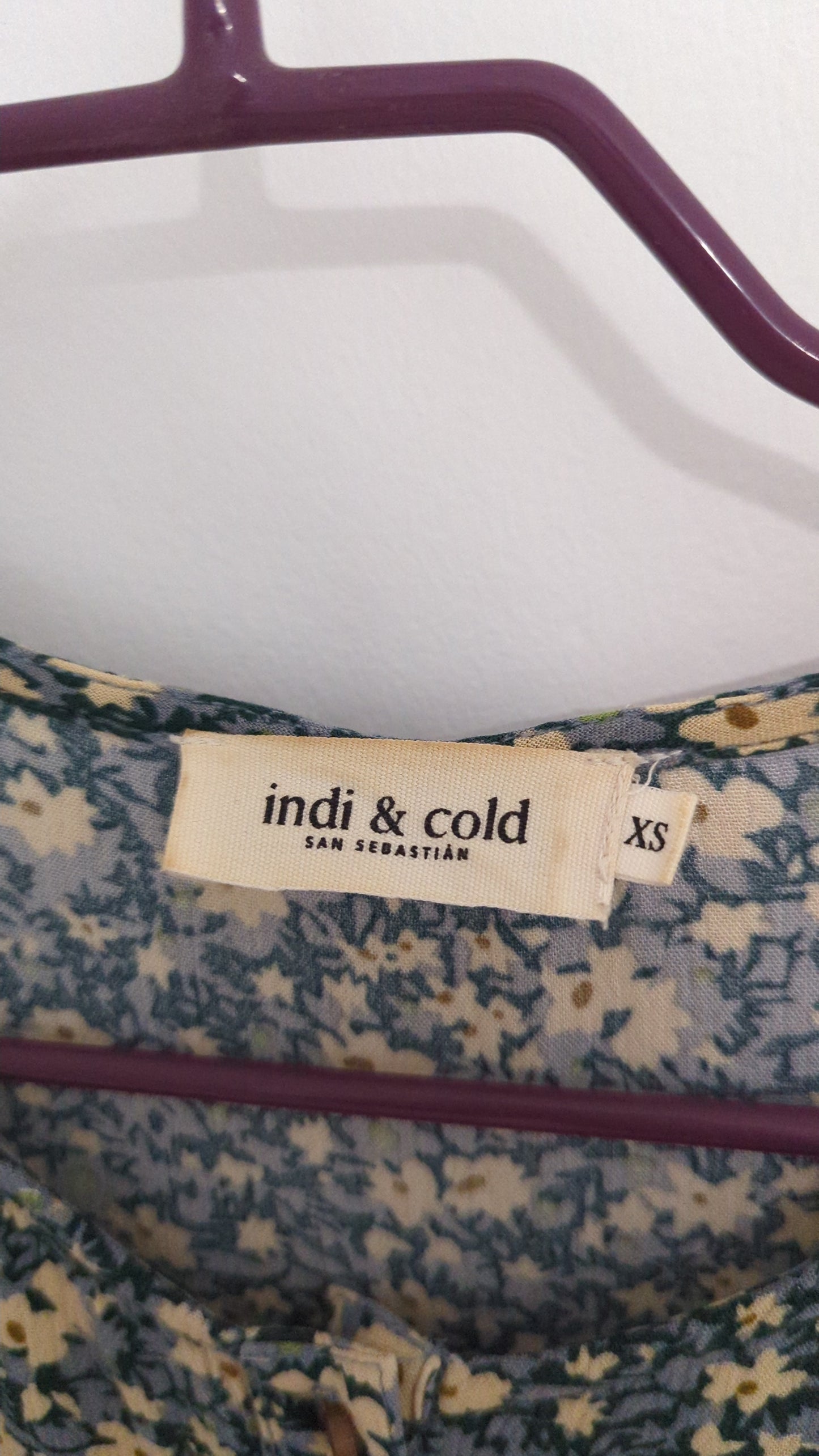 Vestido corto flores