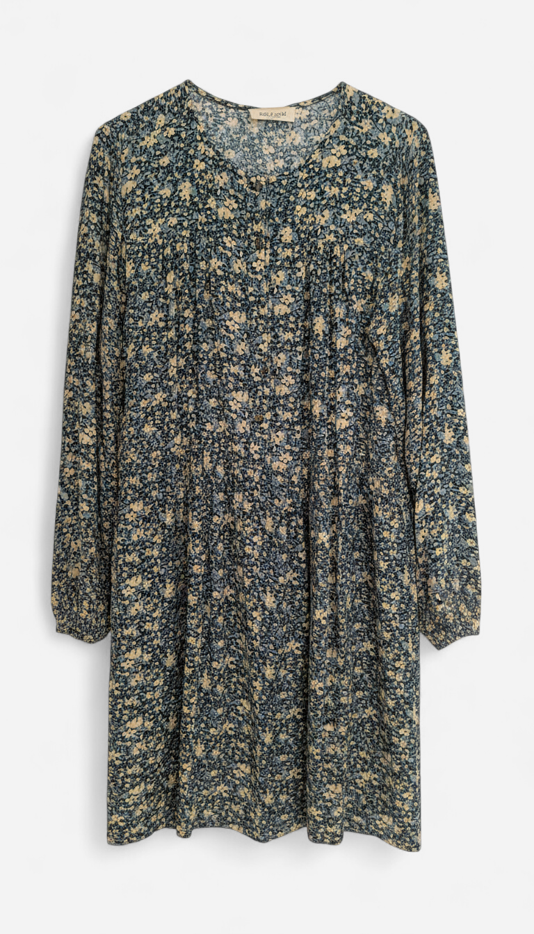 Vestido corto flores