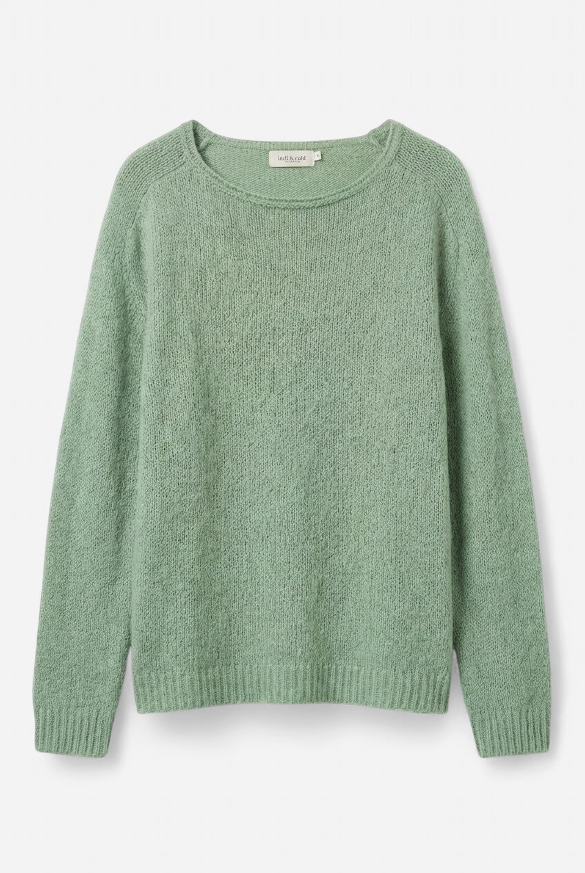 GREEN WOOL SWEATER