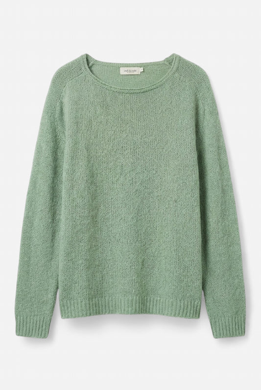 GREEN WOOL SWEATER