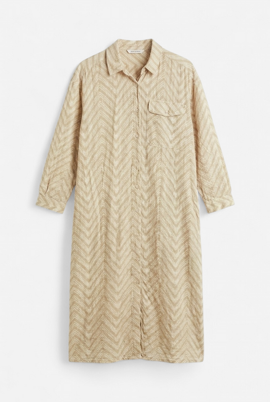 Robe longue imprimée