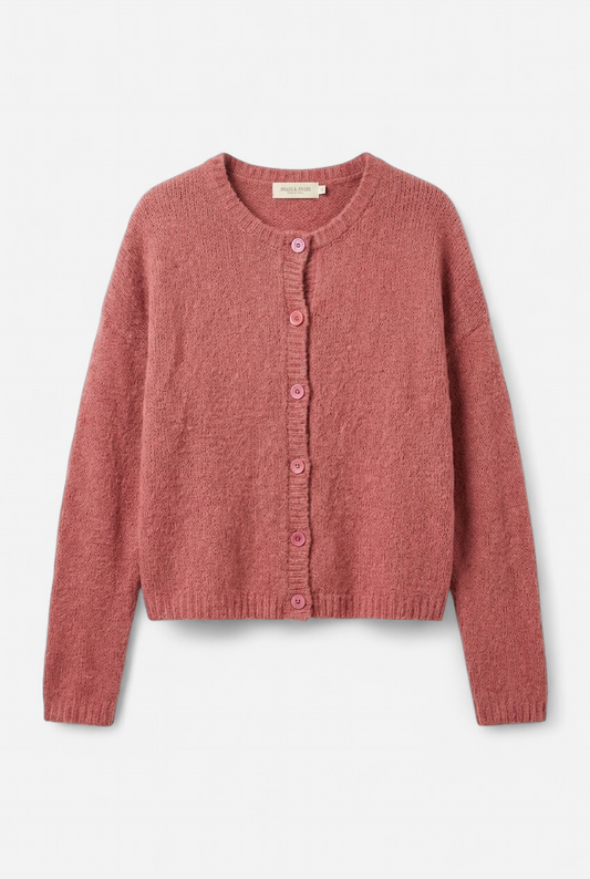 VESTE ROSE PÂLE EN ALPAGA