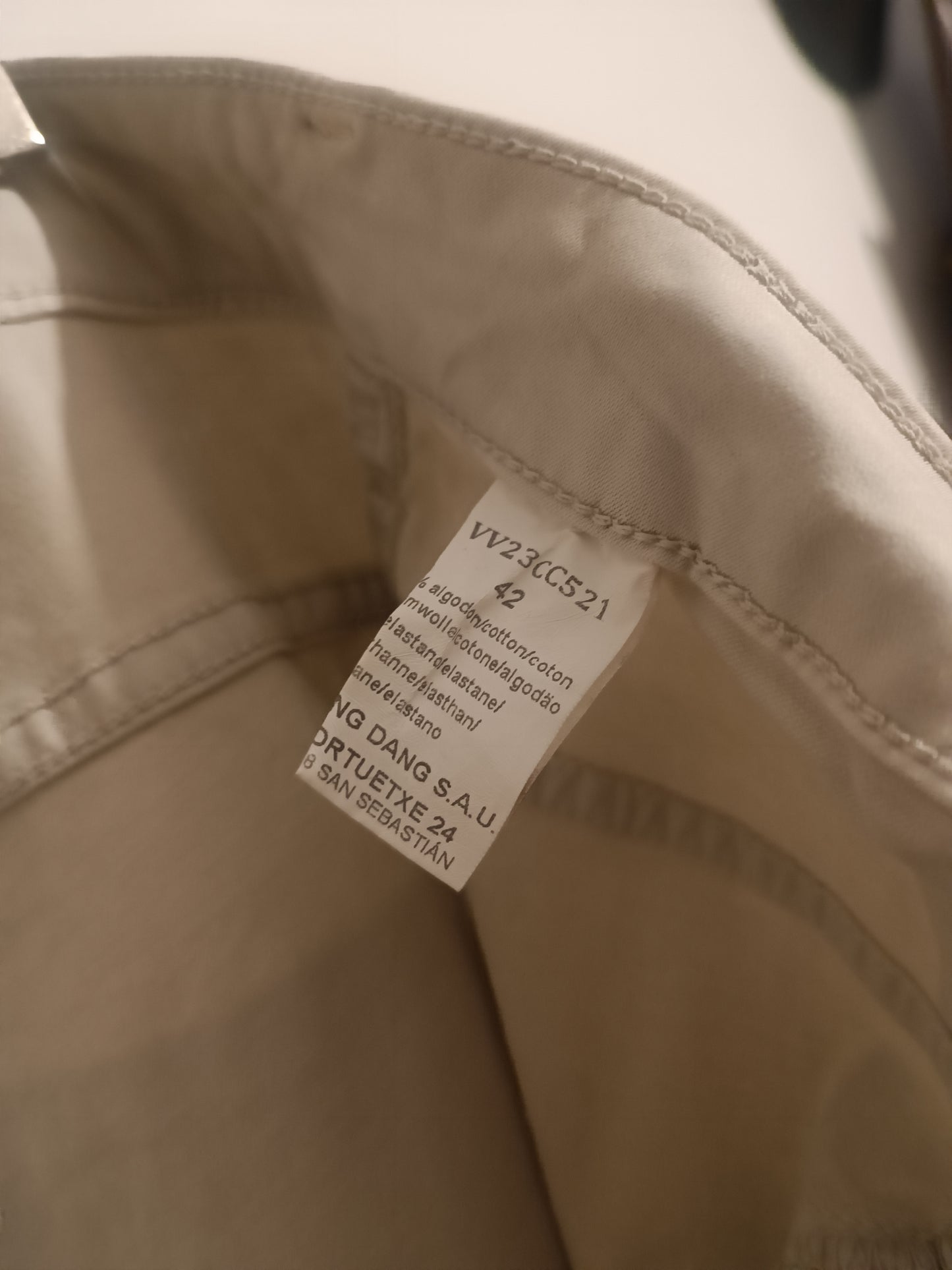 PANTALON SLIM COULEUR