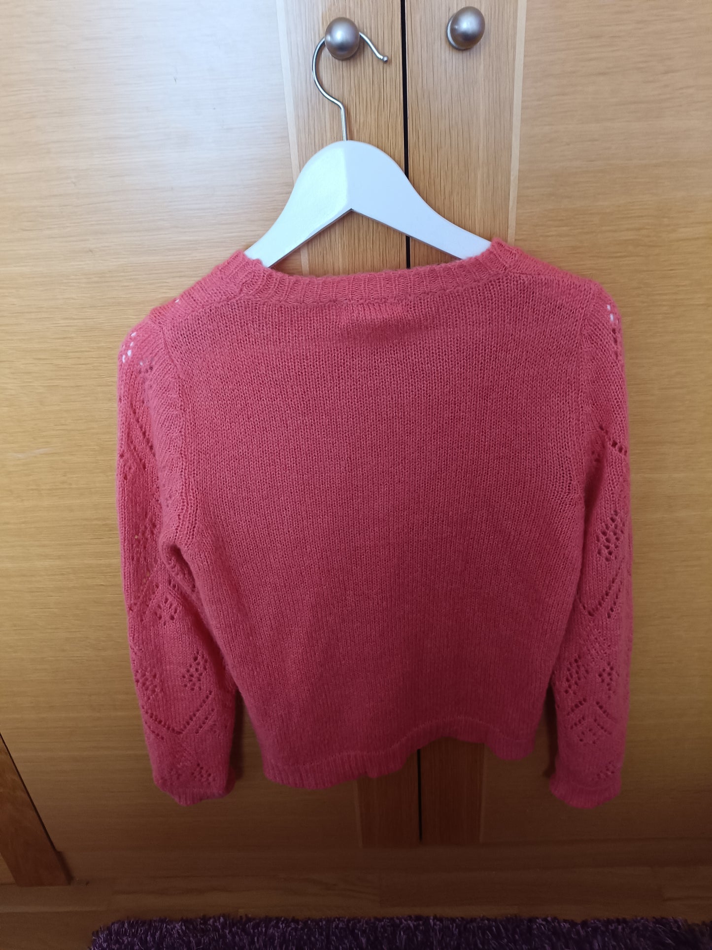 Openwork sweater