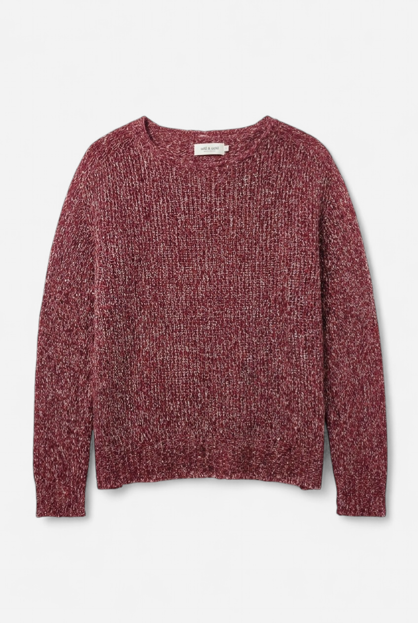 Shiny burgundy jumper - Perfect for events