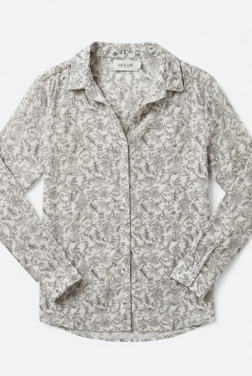 Camisa manga larga con dibujos
