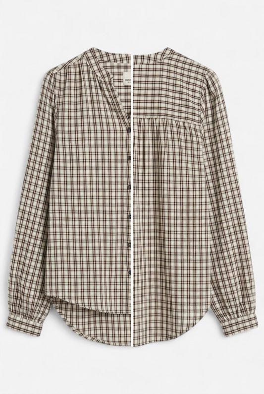Romantic checkered shirt