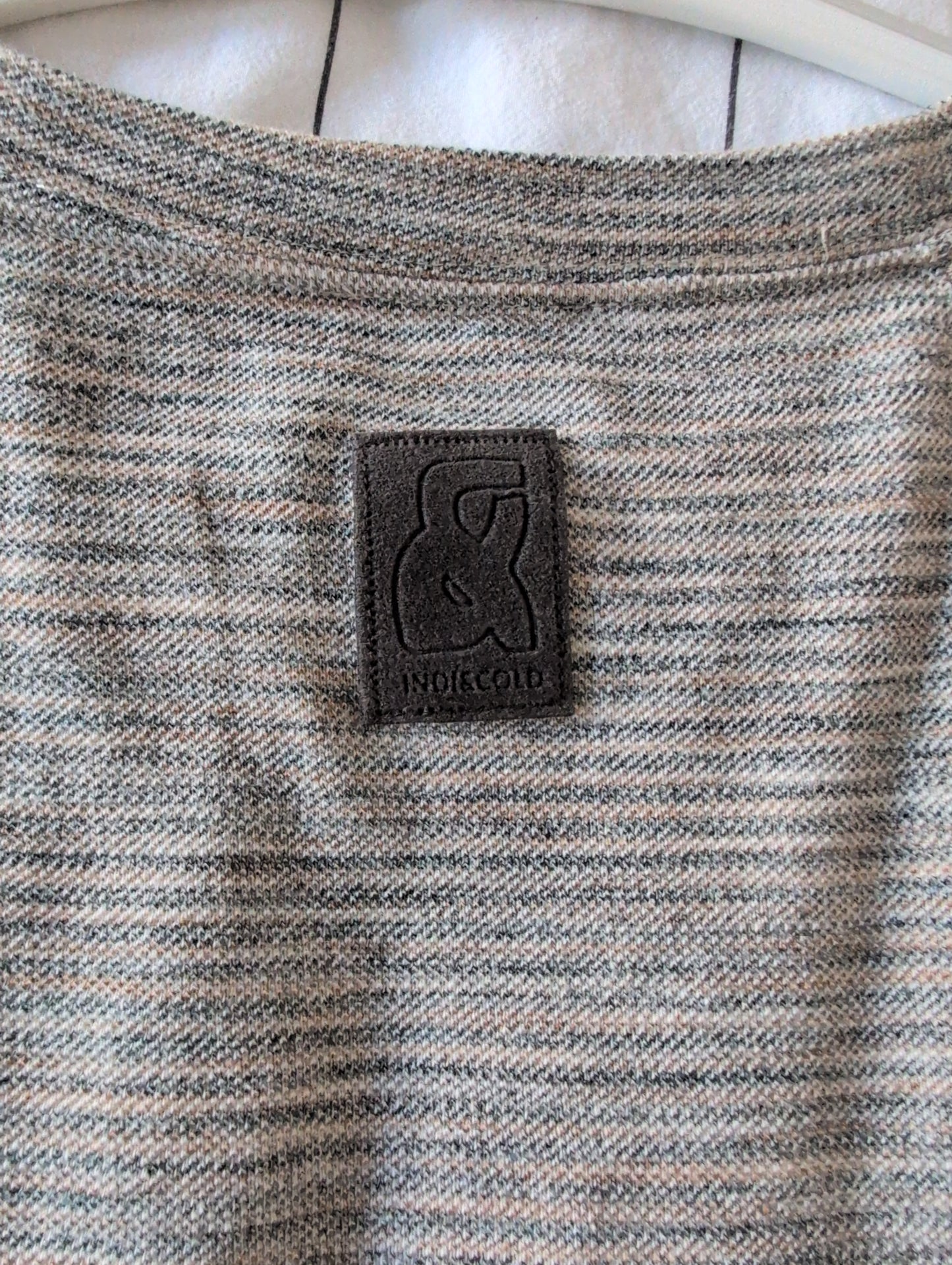 Striped knit sweatshirt