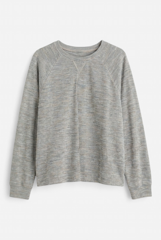 Sweat en maille rayé