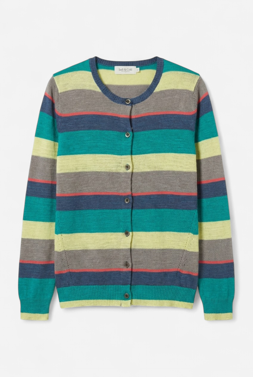 Chaqueta rayas multicolor