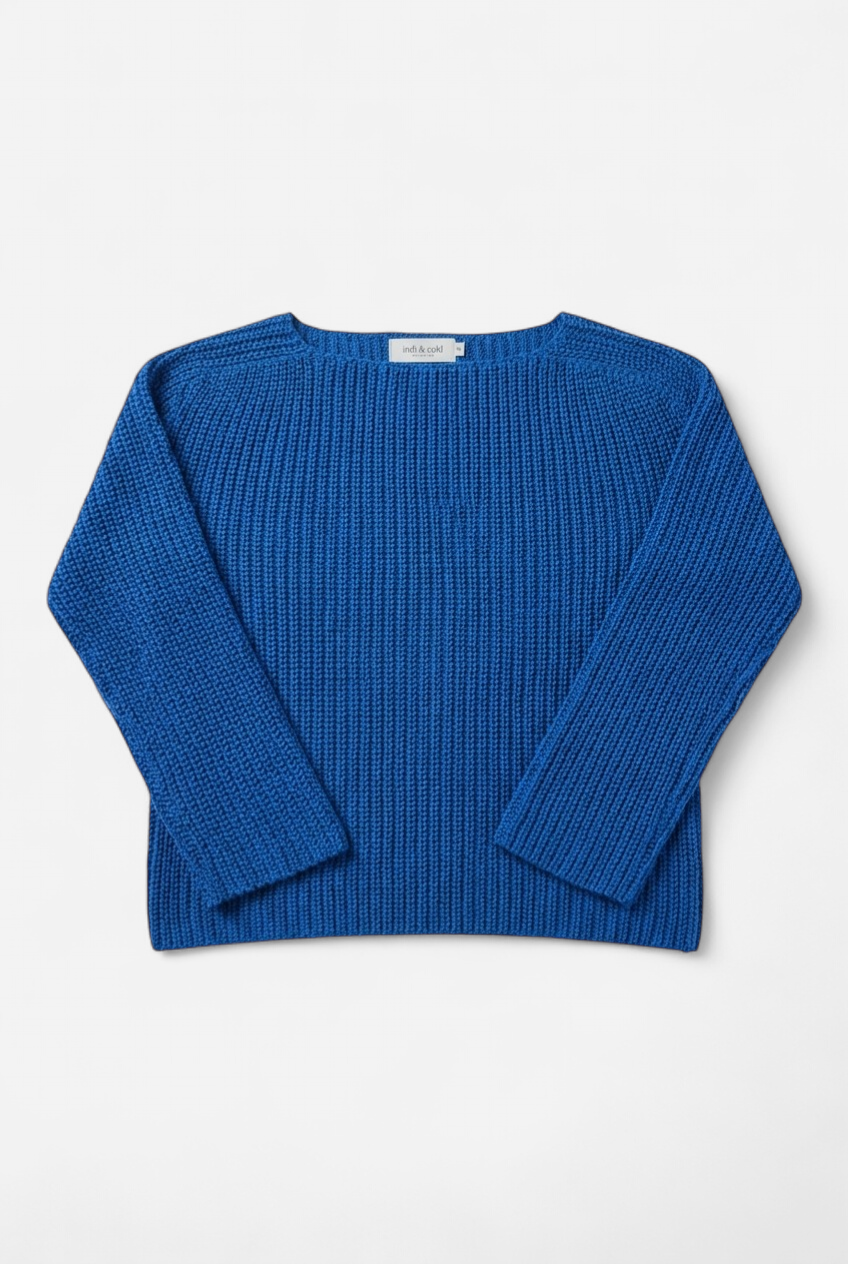 Pull bleu vif