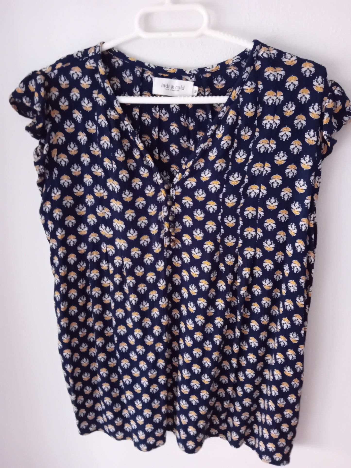 Navy blouse