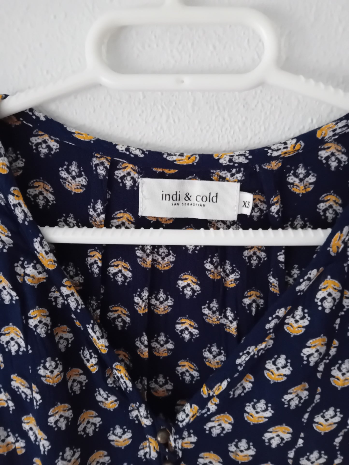 Navy blouse