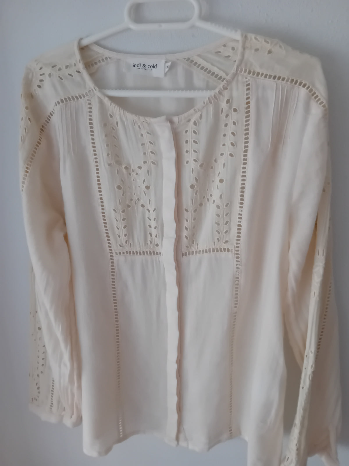 Blusa encajes