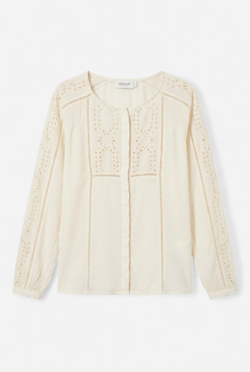 Blusa encajes