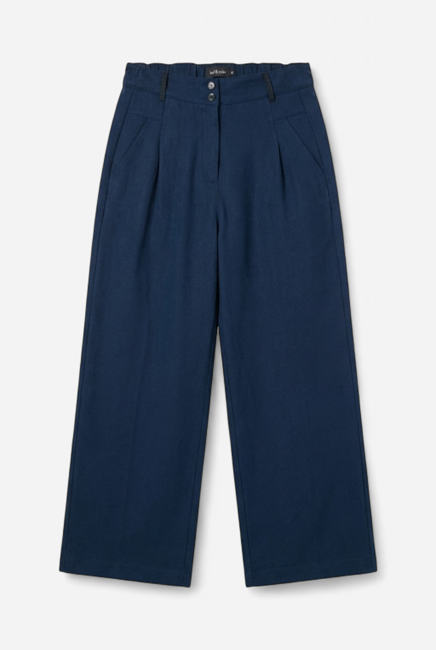 Pantalón ancho azul