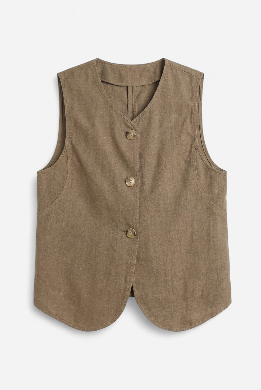 Gilet en lin