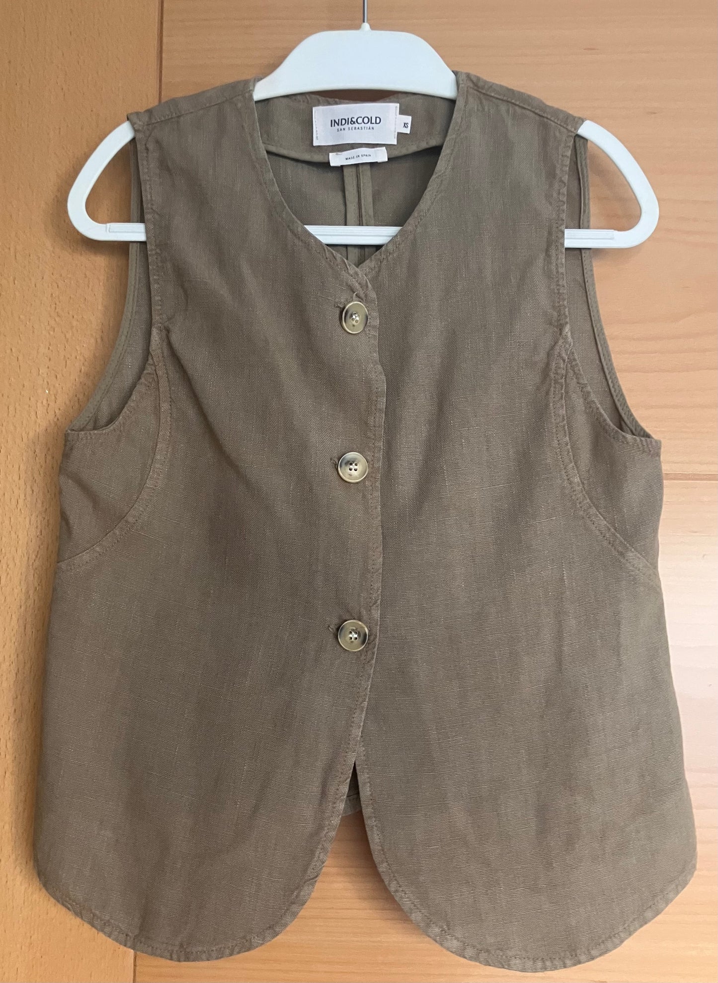 Gilet en lin