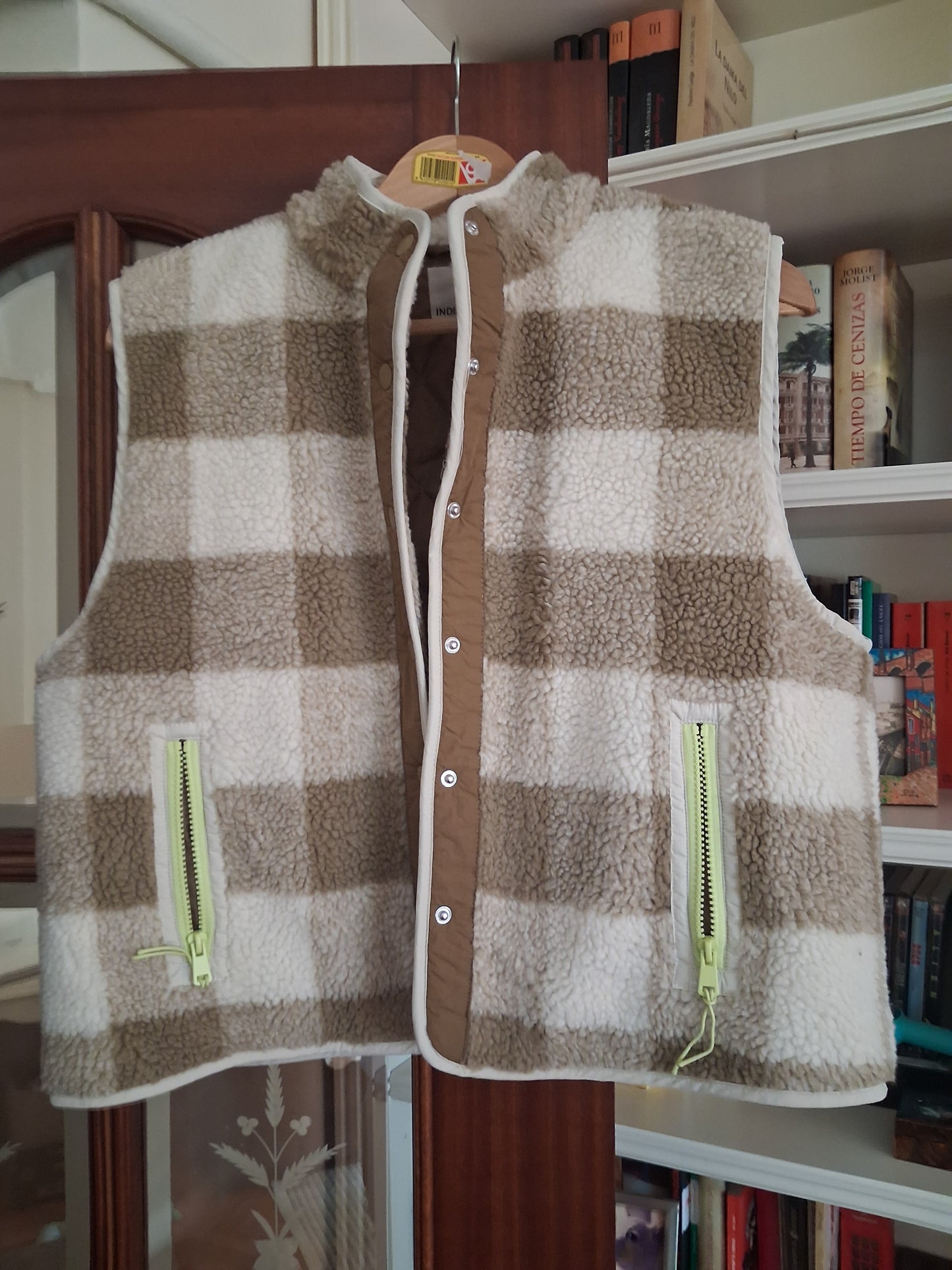 Gilet à carreaux