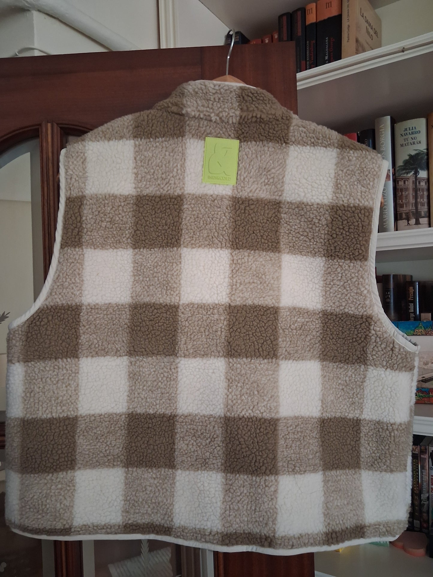 Gilet à carreaux