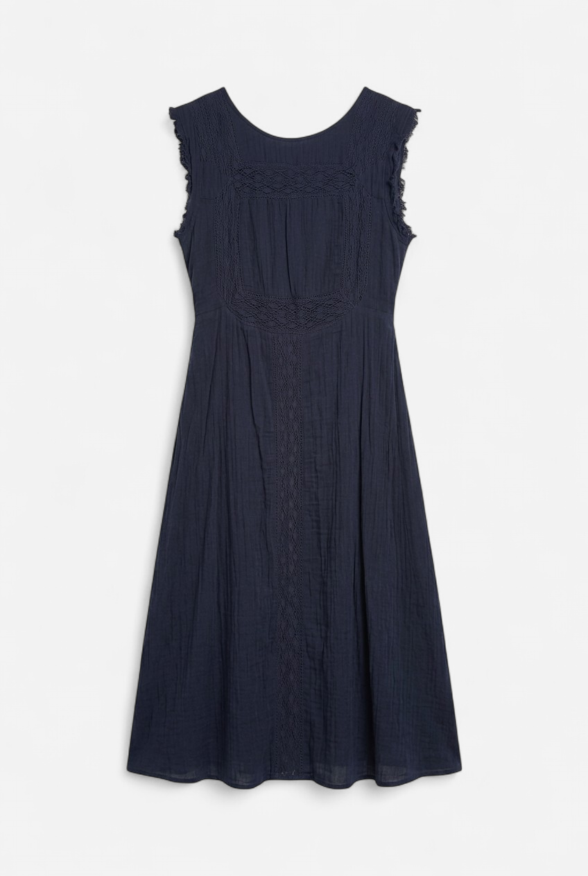 Black backless dress
