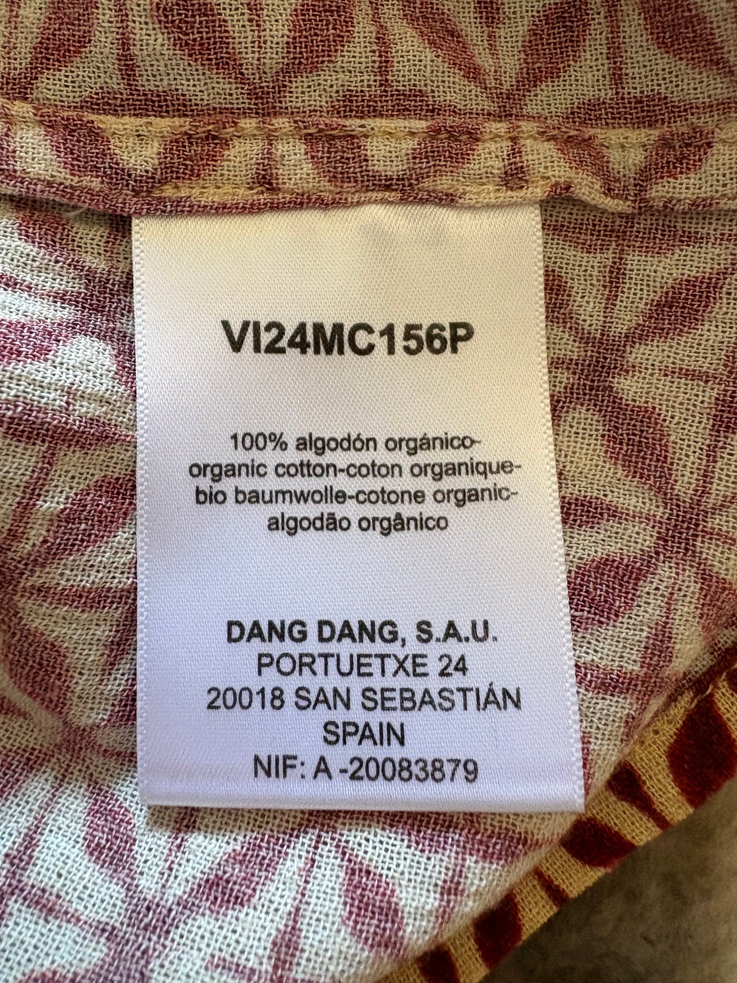 CHEMISE IMPRIMÉE COTON