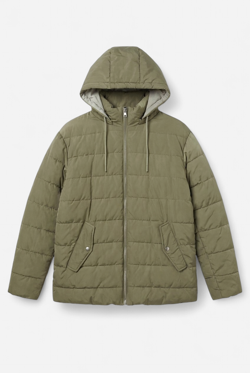 Beige puffer jacket