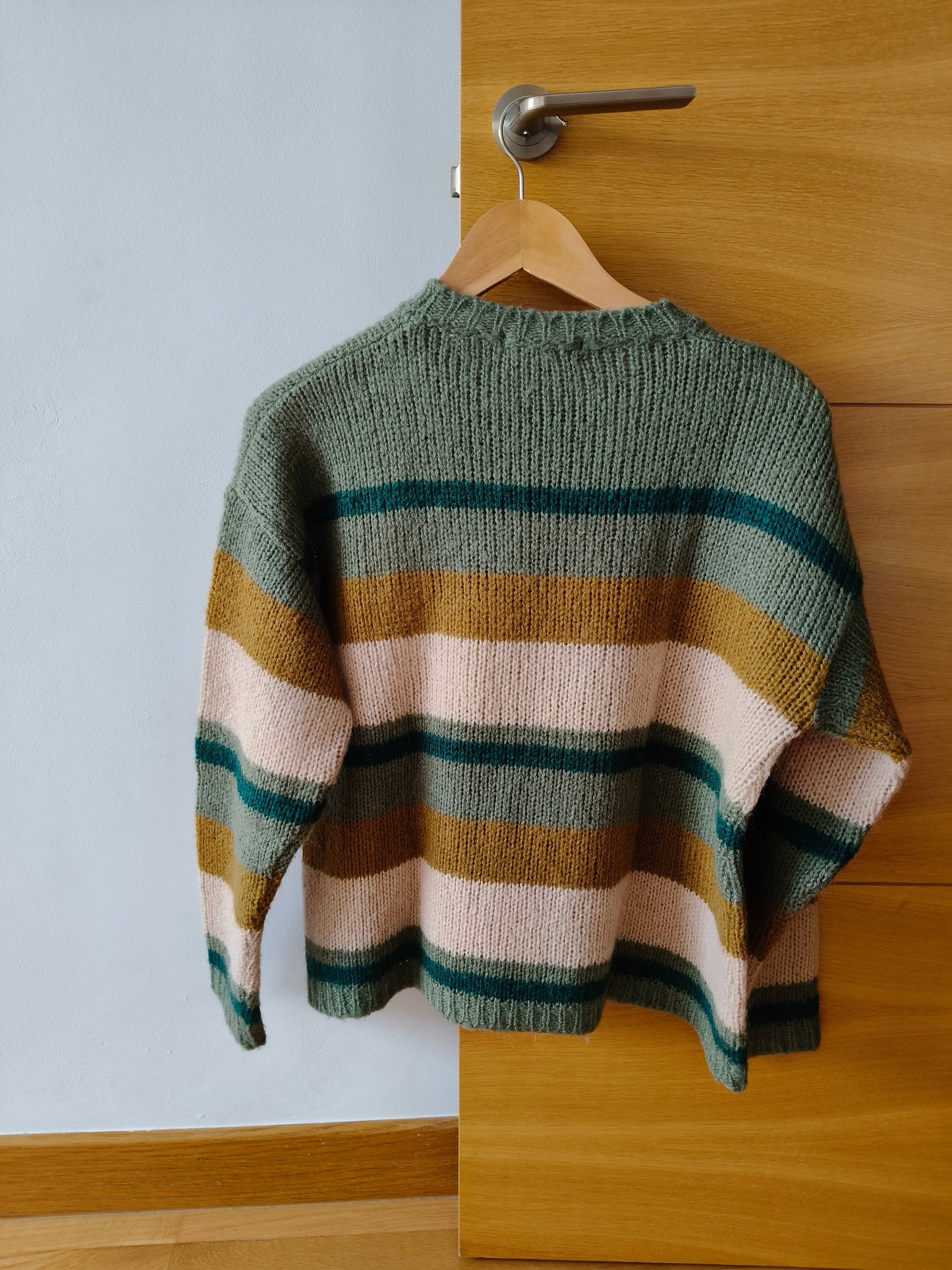 Pull en laine à rayures