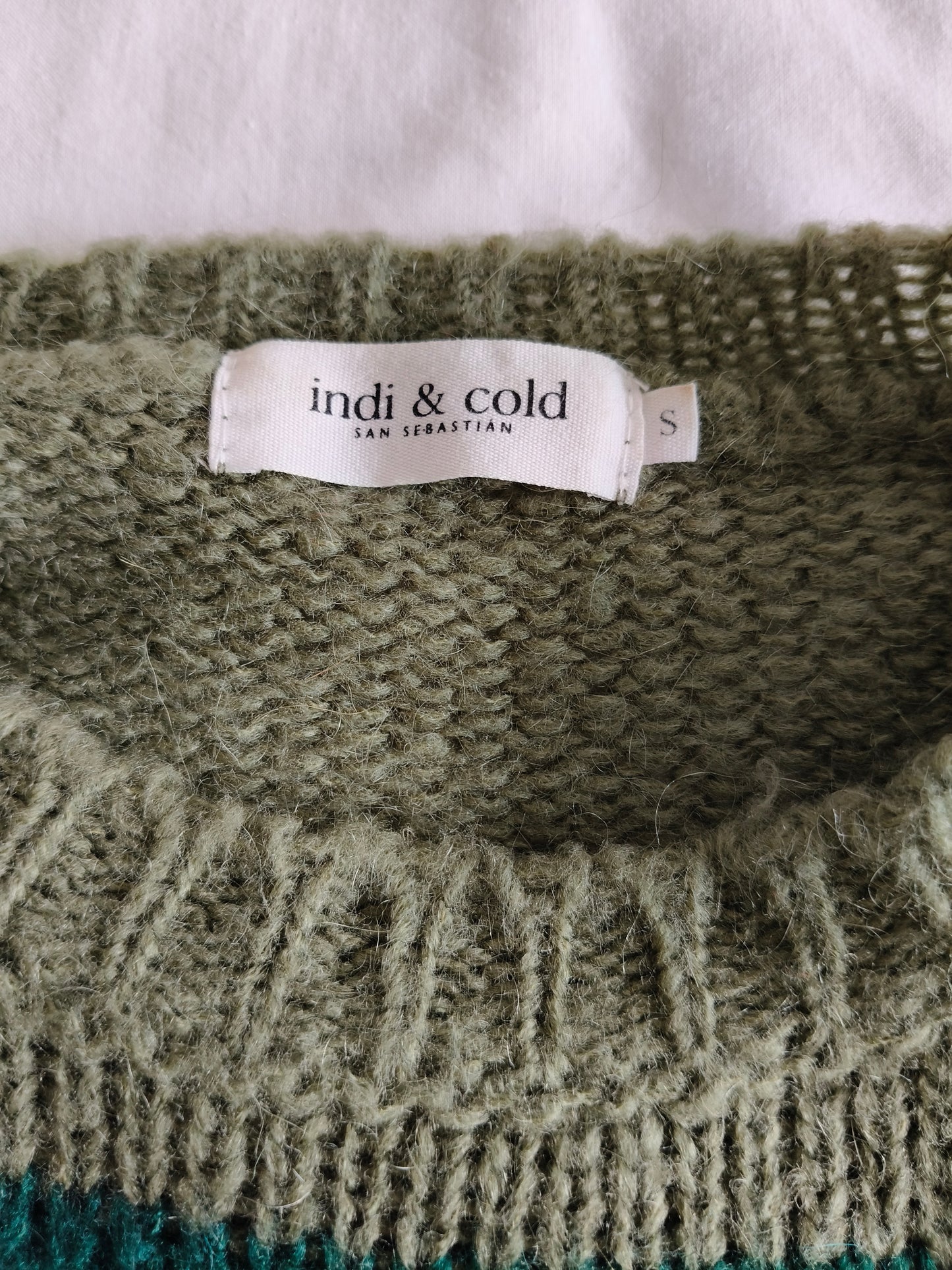Pull en laine à rayures