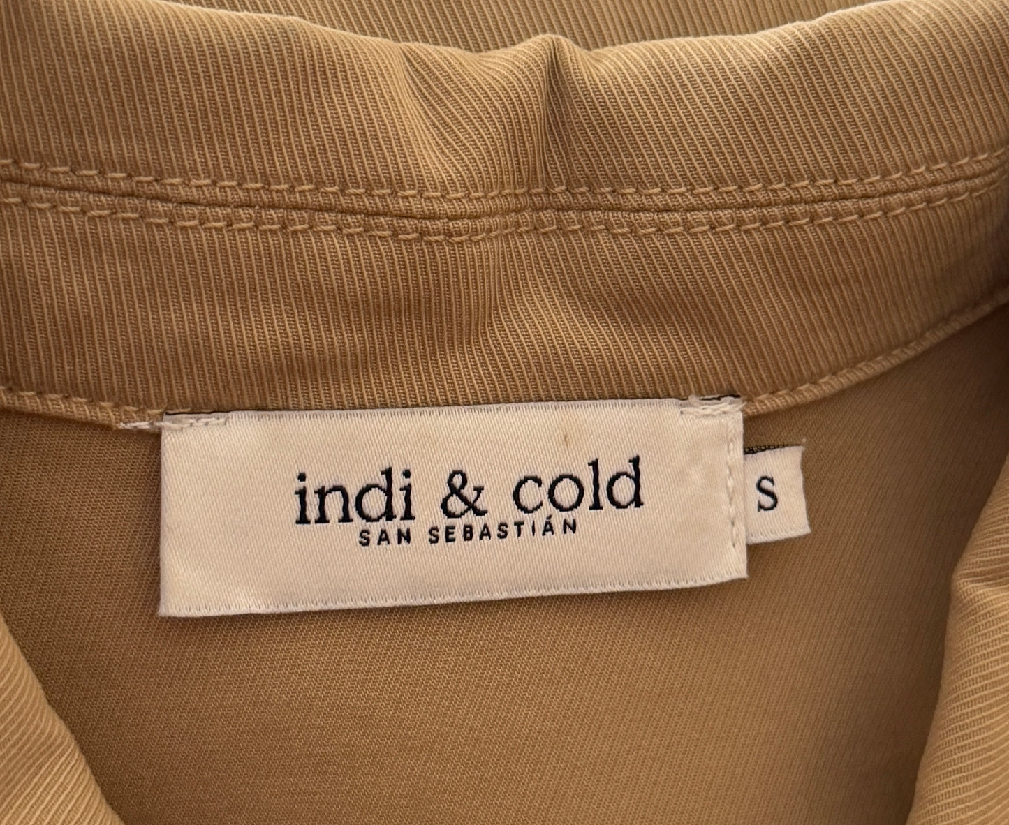 Veste en toile beige