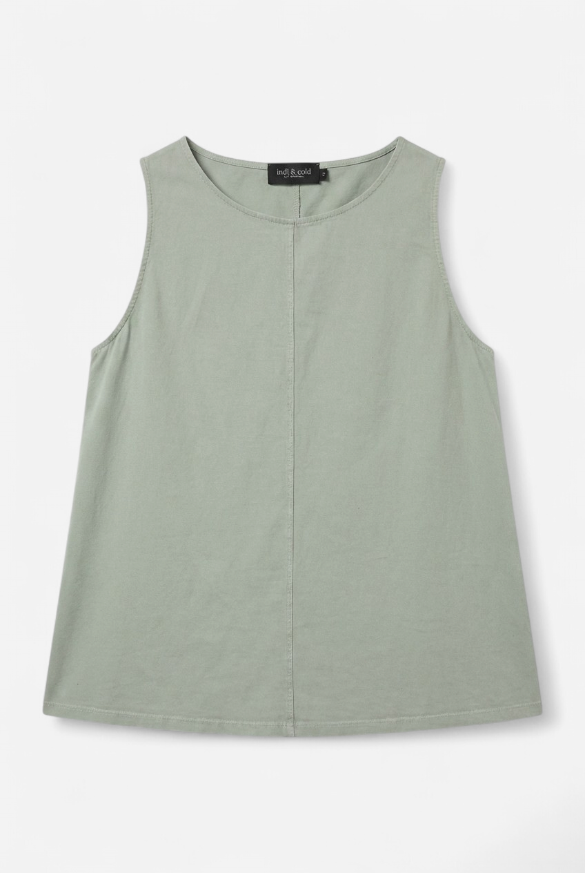 Aqua green tank top