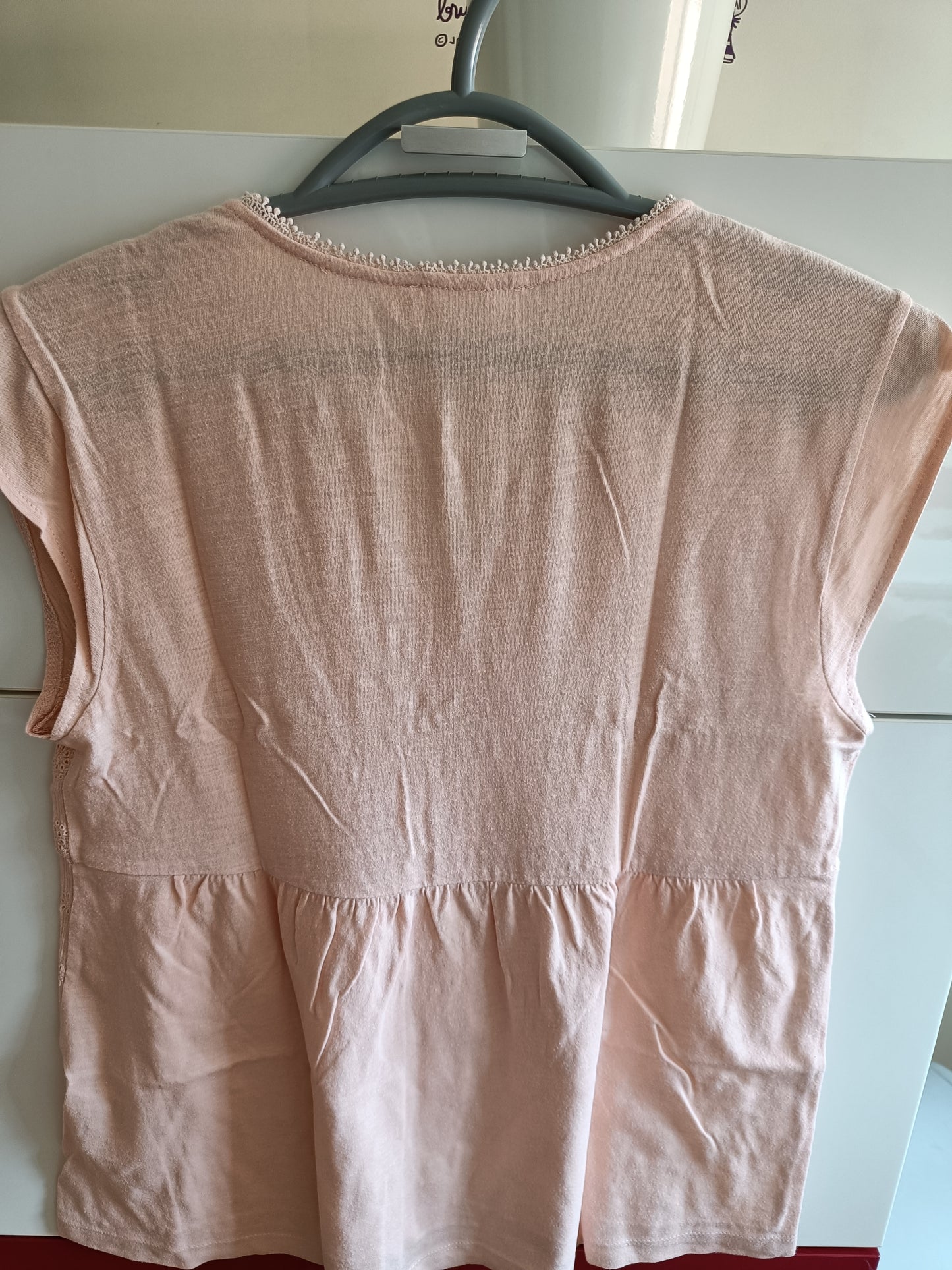Pale pink tank top