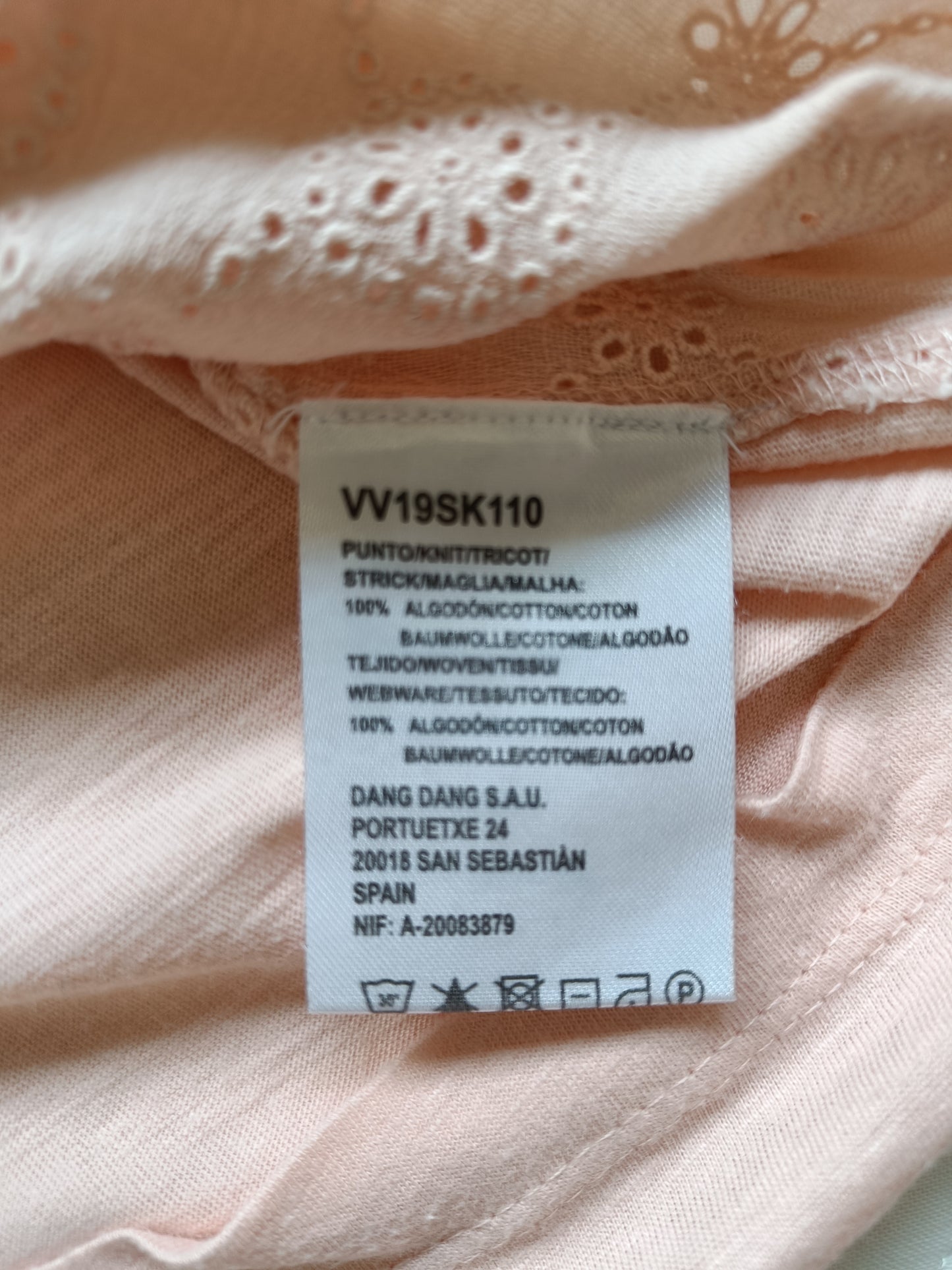 Pale pink tank top