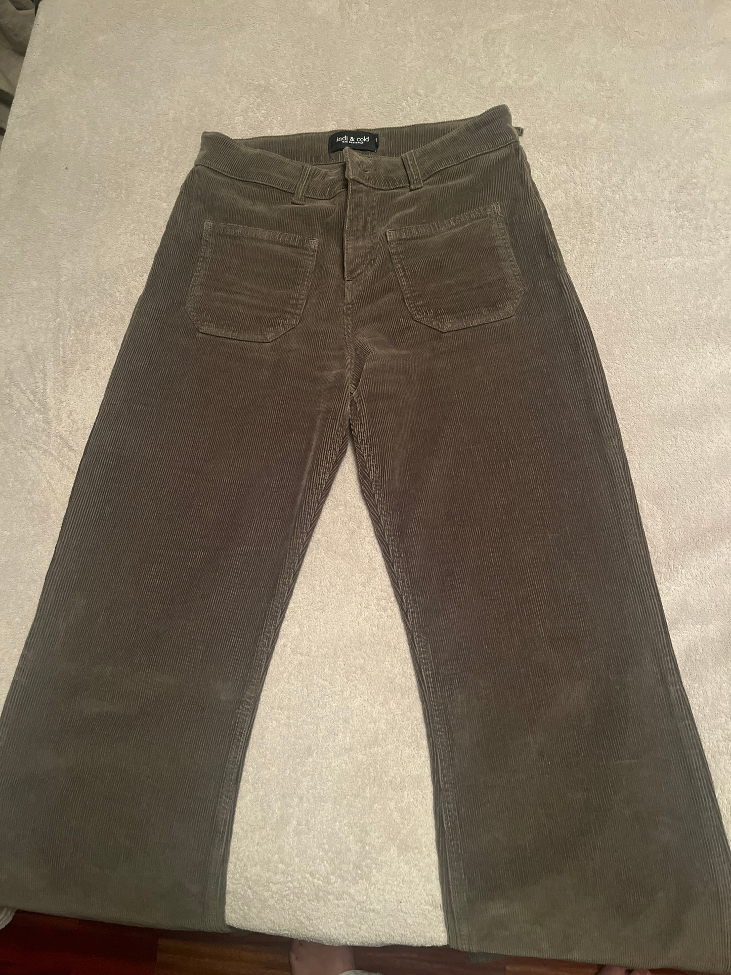 Corduroy trousers