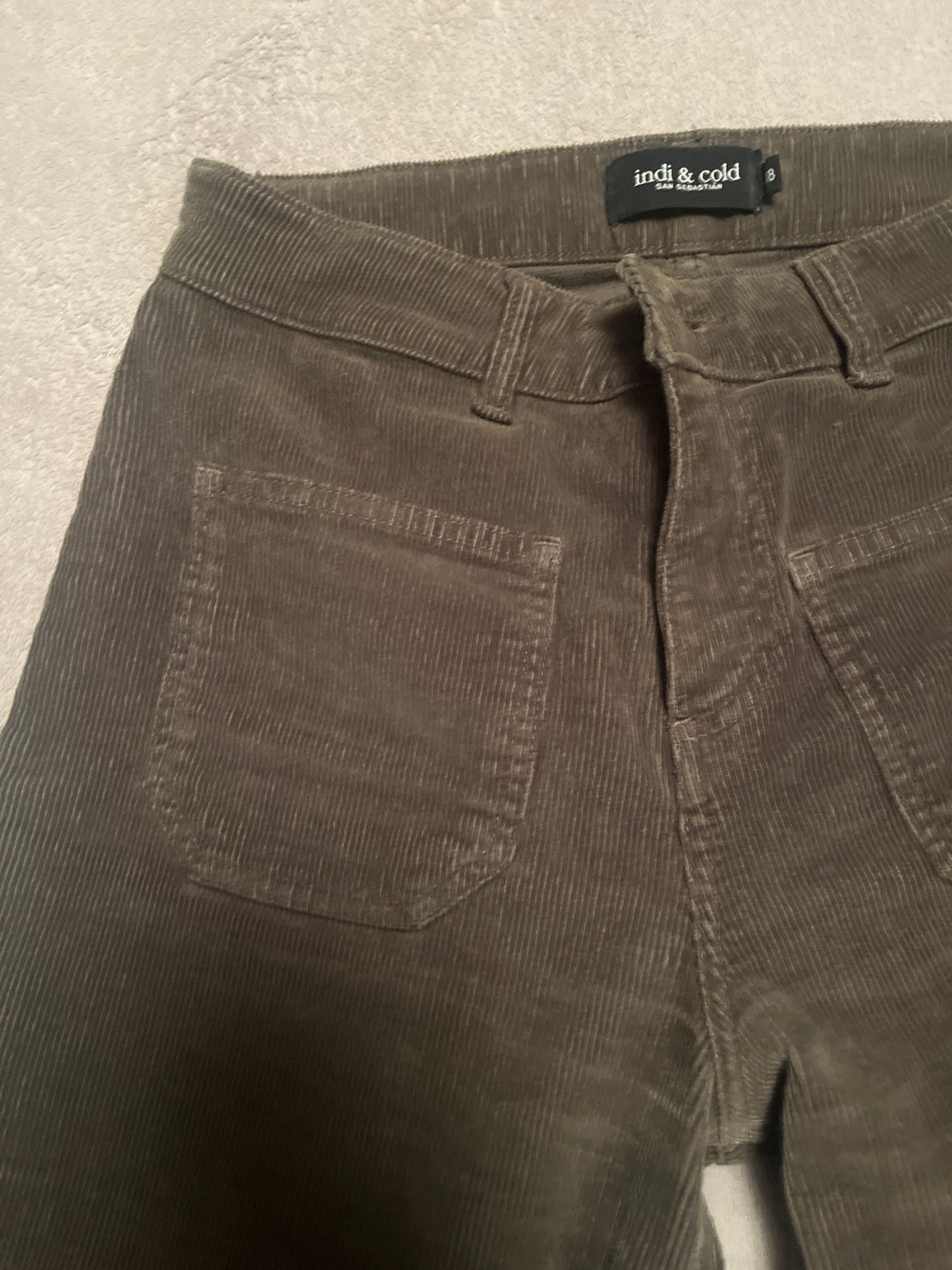 Corduroy trousers