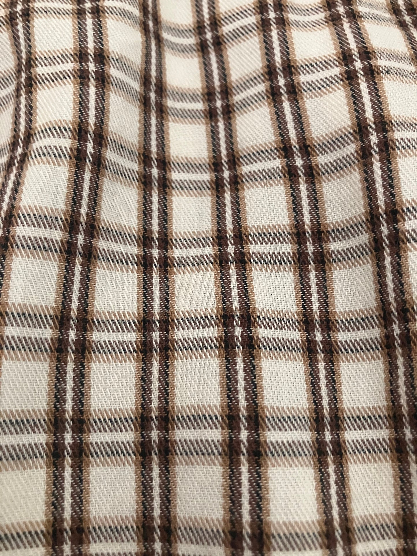 Chemise à carreaux romantique